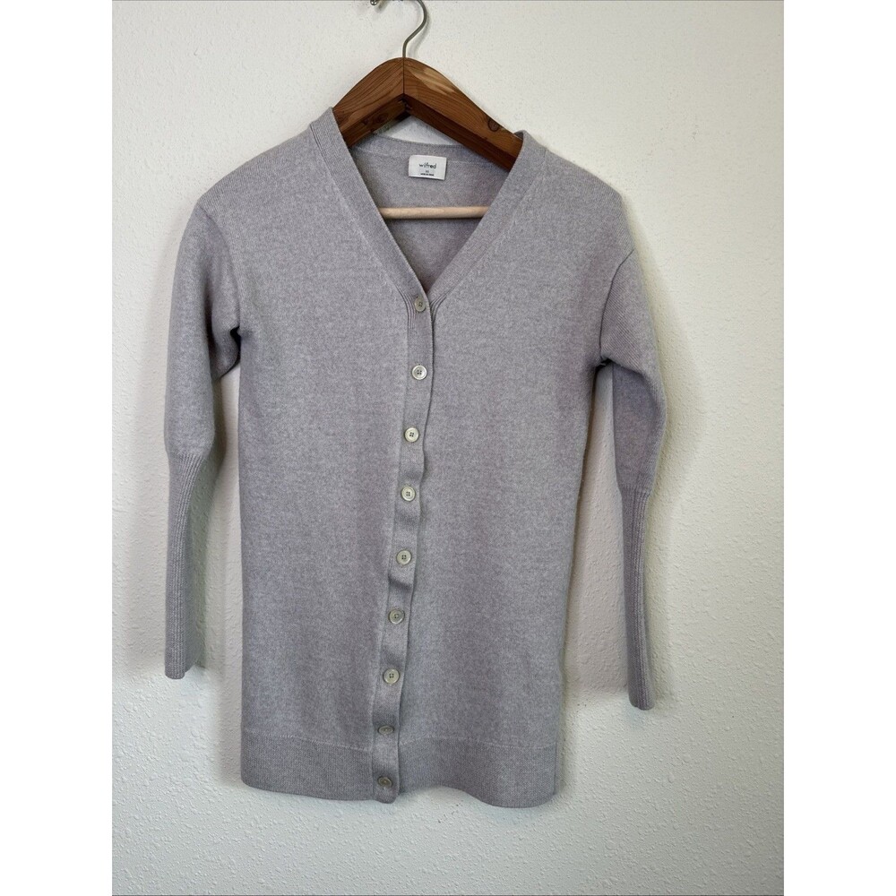 Wilfred Aritzia Button Up Cardigan 100% Merino Wool XS